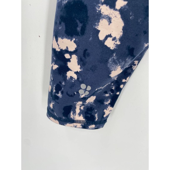 Sweaty Betty The Power 7/8 Blue Printed Athletic Leggings Size Small - Picture 3 of 6